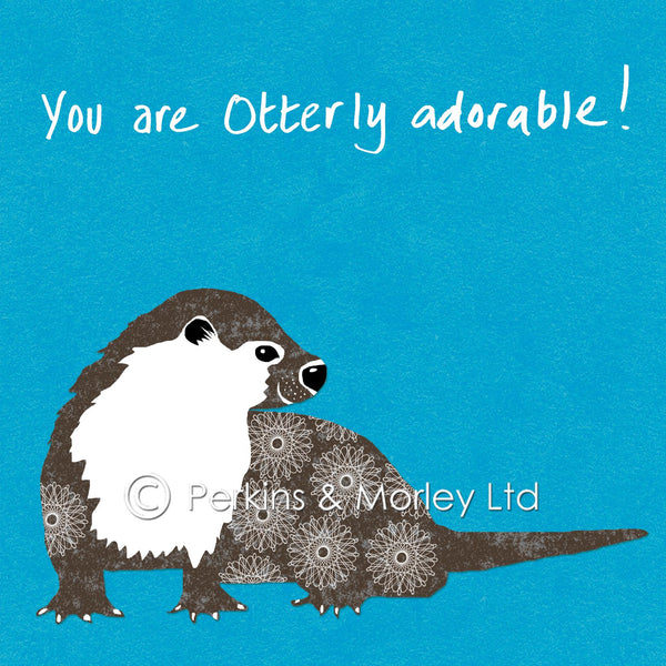 Otter Greetings Cards (Perkins & Morley)