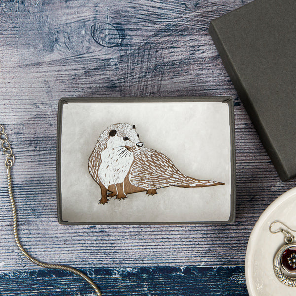 Otter Brooches (Perkins & Morley)