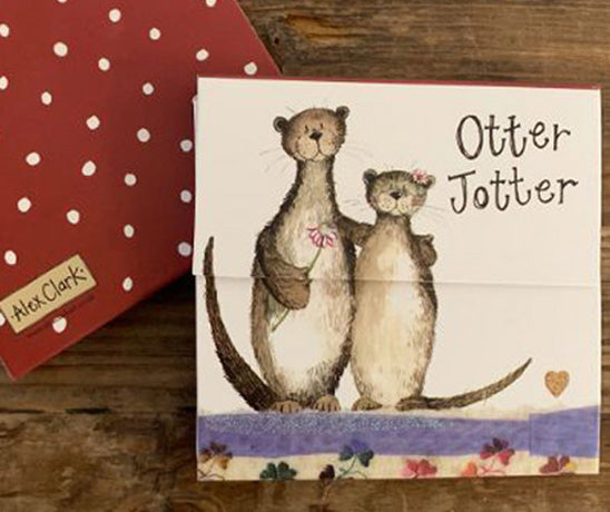 Alex Clark Cute Otter Notepads
