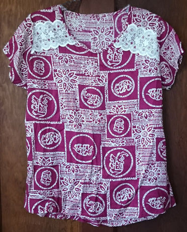 Exclusive handmade ladies blouse from Sri Lanka
