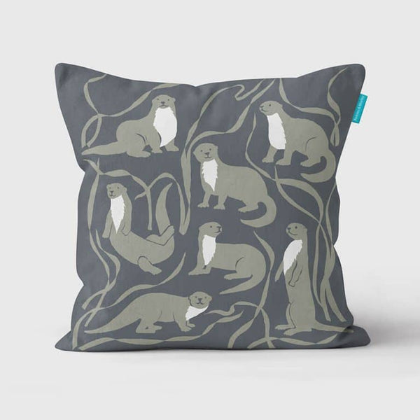 Exciting otter design cushion covers (Perkins & Morley)