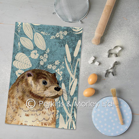 Otter Design Tea Towel (Perkins & Morley)