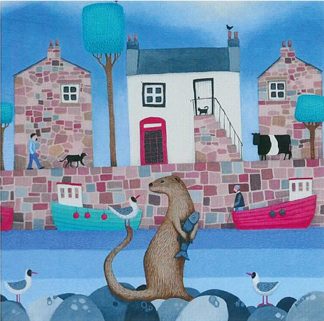 Ailsa Black - Otter Artwork cards & small print