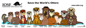 IOSF "Save the World's Otters" window sticker