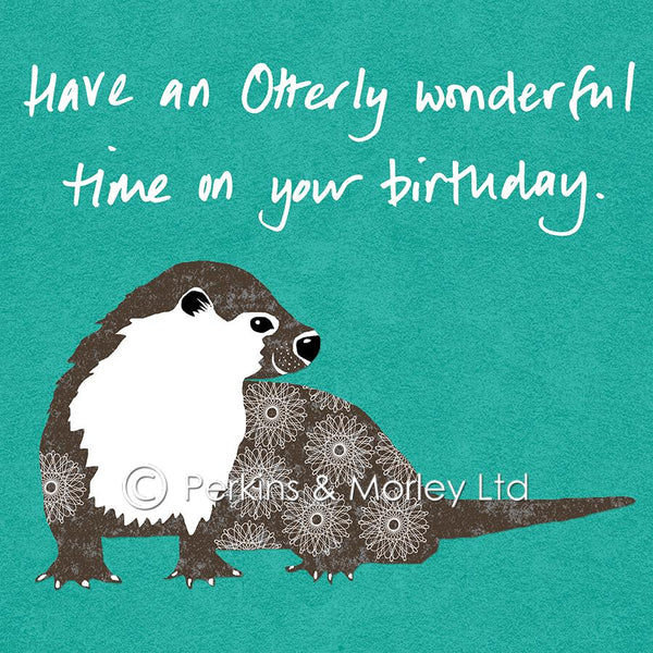 Otter Greetings Cards (Perkins & Morley)